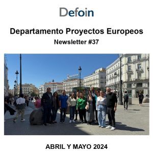Revista Nº 37 del Departamento de Proyectos Europeos de Defoin