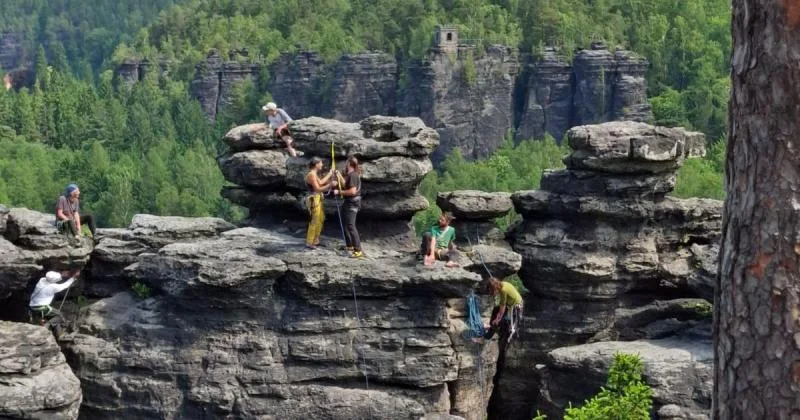 Formación en Escalada inclusiva en Sajonia Suiza, la cuna de la escalada libre | Proyectos Europeos Defoin